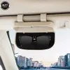 Sunglasses Cases Bags 1PC Glasses Holder Magnetic Car Sun Visor Glasses Case Organizer Sunglasses Box Holder Visor Sunshade Car Holder For Glasses J230328