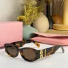 Designer donna Glimpse Occhiali da sole U11W Uomo Vintage Ovale di lusso Tonalità Guida Occhiali da sole polarizzati Occhiali da sole maschili Moda Metallo logo verticale Sunglas Eyewea