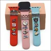 Pièces de chaussures Accessoires Sport Team Charms Pour Watchcharms 2022 Nouvelle arrivée Charms Apple Watch Band Bracelet Métal Décoratif Desig Dhpnl