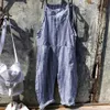 Kobiety Jumpsuits Rompers Dihope damskie swobodne paski Suksuit bez rękawów luźne długie zawieszenie pullover męskie spodnie kieszonkowe pieprzenia letnie płaskie spodnie 230329