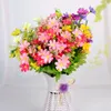 Decorative Flowers Artificial Indoor Faux Daisy Fake Greenery Shrubs Outdoor Plants For Hanging Planter Home Garden