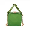 Kvällspåsar Luxury Green Party Clutch for Women Axel crossbody Lipstick Box Design Mini Purses and Handbags 230329