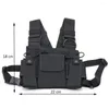 Walkie Talkie Radio Harness Chest Front Pack Pouch Holster Vest Rig Draagtas voor Baofeng UV-5R UV-82 UV-9R BF-888S TYT MOTOROLA Talki