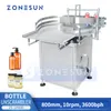 ZONESUN – plateau tournant rond pour débrouiller les bouteilles, récipient en plastique et verre, emballage, tri, Table d'alimentation, Machine ZS-LP800