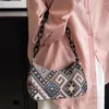 Sacs de soirée femmes bohème sac à bandoulière mode Hippie gothique Shopping motif géométrique fille de haute qualité grand pour les vacances de voyage