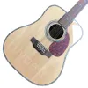 Lvybest özel Grand Sold Spruce Top 12 String Rosewood Arka Yan 45 D Stil Vücut Akustik Elektro Gitar