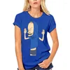 Herr t-skjortor camiseta 2023 t-shirt bomullsstråd e butthead cornholio novo unissex