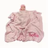 Dekens Swaddling gepersonaliseerde geboren dekenwieg Crib 230329