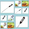 Thermometers Mini Meat Thermometer Kitchen Digital Cooking Food Probe Electronic Bbq Tools Household Drop Delivery Home Garden Dining Dh74O