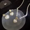 Pendentif Colliers Amour Coeur Collier De Perles Mode Coréenne Y2k Esthétique Élégante Femmes Tendances Bijoux Accessoires 2023 Sautoirs