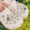 Shoe Parts Accessories Luxury Designer Shoes Charms for Croc Vintage DIY Clogs Decoration Shiny Princess Style Shoe Accessories All-match 230328