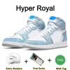 Jumpman 1 buty do koszykówki kobiety 1s University Blue Hyper Royal Patent Panda Og Dark Mocha Hoded Shadow Und Smoke Grey Outdoor Sports Treakers Treakers