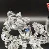 2023 Capolavoro Heady Bong Octopus Glass Dab Rig Artigianale a mano 14,4mm Giunto maschio artigianale fatto a mano Bubbler Vivid Animal Banger