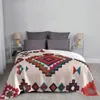 Cobertores Bohemian Tradicional Marroquino colorido Fleece durante toda a temporada Multifunction Ultra-Soft Throw Planta para SofA Office Quilt 230329