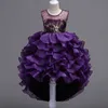 Abiti da ragazza ricamati neonata principessa fiore matrimonio festa di Natale vestito tutu canotta elegante per bambini adolescenti di 315 anni 230329