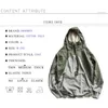 Trenchs pour hommes ABOORUN Jaket Bertudung Kain Perca Tentara Berat Pria Mantel Pullover Longgar Streetwear Hi Street untuk 230328