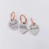 Generation of Hearts Triple Dangle Charm 925 silver Leather Pandora Moments for Christmas Day fit Charms beads Bracelets Jewelry 782648C00 Andy Jewel