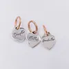 Generation of Hearts Triple Dangle Charm 925 silver Leather Pandora Moments for Christmas Day fit Charms beads Bracelets Jewelry 782648C00 Andy Jewel