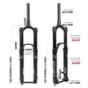 Grupos de bicicletas Himalo Suspension Fork dh Am Down Hill Thru Axle Boost Rebound Ajustmen 110mm15mm Viagem 180mm MTB Air Bicycle Part 230329