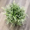 Decorative Flowers 5 Forks Bell Orchid Plastic Fake Flower Bouquet Home Garden Wedding Party Decoration Diy Plant Wall Material