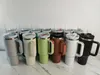 Bottiglie d'acqua da 40 once / 1200 ml Bottiglie d'acqua di grande capacità Thermos da caffè in acciaio inossidabile Tazze da auto Bicchieri da viaggio RRA4730