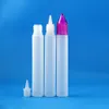 Parfumfles 15 ml 1/2oz LDPE Plastic Unicorn Pen Vorm Flessen Schroef Kristal doppen vloeistofpartij 100 sets