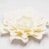 Dekorativa blommor 2023 Giant Paper Large Half Made Rose Flower Kit Mix Colors Styles Wedding Backdrop Baby Nursery Dusch