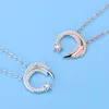 new original 925 sterling silver pendant necklace slip falling meteor micro-inlaid necklace Meteor Garden fashion trend jewelry GN698