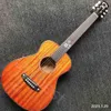 LVYBEST Custom 36 -calowy pełny mahoniowy solidny świerkowy gitara akustyczna