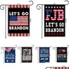 Banner Flags bahçe bayrağı Gitsin Brandon 12x18 inç çift taraflı yenilik mevsimsel dekoratif fjb bahçe dekoru dhs damla teslimat ho dhnzl