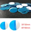 1-5 pcs metalen stickerplaat dubbelzijdige lijmschijven ijzeren plaat voor magnetische autololder houder staande beugel 30*30 mm 40*40 mm