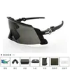 Haute qualité lunettes de plein air cyclisme lunettes de soleil lentille sport hommes femmes pare-brise lunettes vélo de route vélo dames lunettes équipement encodeur route montagne avec boîte étui