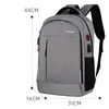 Mannen Backpack USB Opladen Grote capaciteit Eenvoudige zakelijke computer Backpack Leisure Travel Student Schoolbag Mochilas Backpack