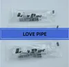 Fabricantes fornecem tubo de vidro de 4 polegadas de 4 polegadas de 30 mm de palha redonda de palha conjunto de fumantes de amor embalagem de tubo