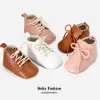 First Walkers Citgett Cute Brown Born Baby Boys Girls Crib Shoes Toddler Soft Sole Leather Sneakers Pu Forerunner 230330