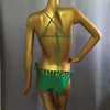 Stage Wear Wholesale Hand Beaded Women Belly Dance And Samba Costume Sexy One-piece Garment Outfit