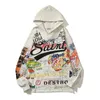 Saint M Graff Pullover Blaksach Murakami Doodle