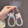 Cell Phone Straps Trendy Beads Mobile Phone Chain Women Girls Cellphone Strap Anti-Lost Lanyard Hanging Cord Jewelry Bracelet Keychain