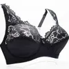 Roupa íntima feminina Bras Sexy Plus Size Bra Gorgeous Flower Flower Lace Bra Perspective Bra Funcionário feminino 230330