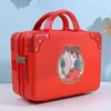 Suitcases Carryon mini trolley small bag female cosmetic 13 inch travel mother box suit 230330