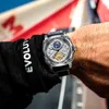 腕時計の本物の豪華なデザインメンズ彫刻自動機械式時計ブランド高品質の限定版マン時計輝かしいrelogio