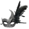 Party Masks Feather Masquerade Masks Carnival Accessories Show Party Christmas Gift Easter Halloween Eye Mask Sexy Dating Toys 230329