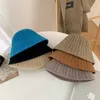 Cappelli da sole Caps BP Knittned Ats Wide Webet Brim Women Autunno inverno giapponese Versatile Fisherman Big si dimensioni coreane al bacino Cap Gorras Woman Man