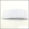 حفلة تفضيل قابلة للطباعة الفارغة التسامي PVC PVC Plastic White Id Business for Promotion Gift Name Name Tag Tag Drop delive dhon7