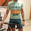 Racing Sets 2023 Teika BH Radtrikot Set Herren Kurzarm Sommer Fahrradbekleidung Trägerhose Ropa De Completini Ciclismo Maillot Hombre