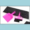 Cleaning Brushes Mini Colorf Desktop Brush Computer And Keyboard With Small Broom Dustpan Home Corner Tools Drop Delivery Garden Hou Dhwgc