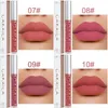 Lip Gloss Matte Lipstick Velvet Comestic vloeibare waterdichte niet-markerende langdurige stick sexy make-up TSLM1