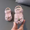 Eerste wandelaars geboren jongens en meisjes lente meisjes sandalen 0-3 jaar oude zachte zool wandelschoenen schattige prinsesschoenen slip resistent schoenen 230330