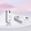 Hoop Earrings 925 Silver For Women ME Pave Link Earring Fashion Pendientes Festival Gift Female Girl