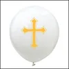 Andere feestelijke feestvoorraden Paas god zegene kruislatex ballonnen hartster aluminium ballon doop gevorkte heilige communie chris dh0se